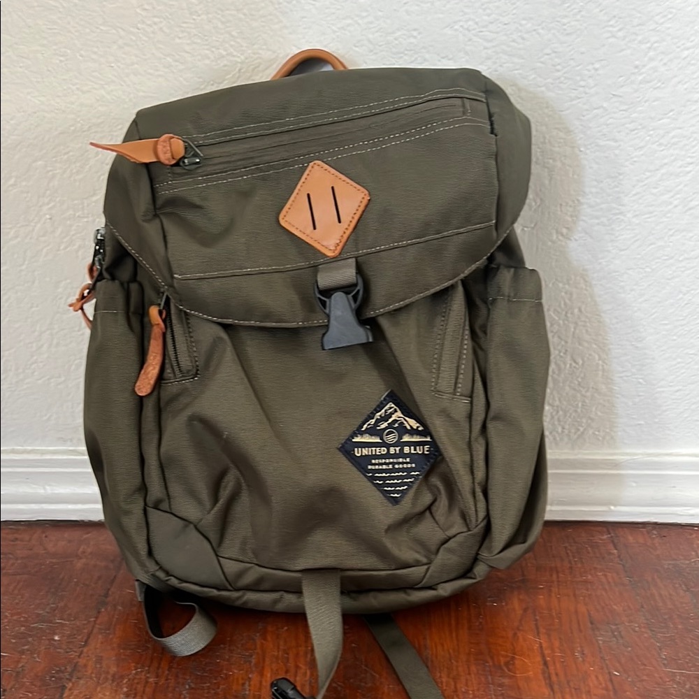 United By Blue Green and Brown Heritage Backpack